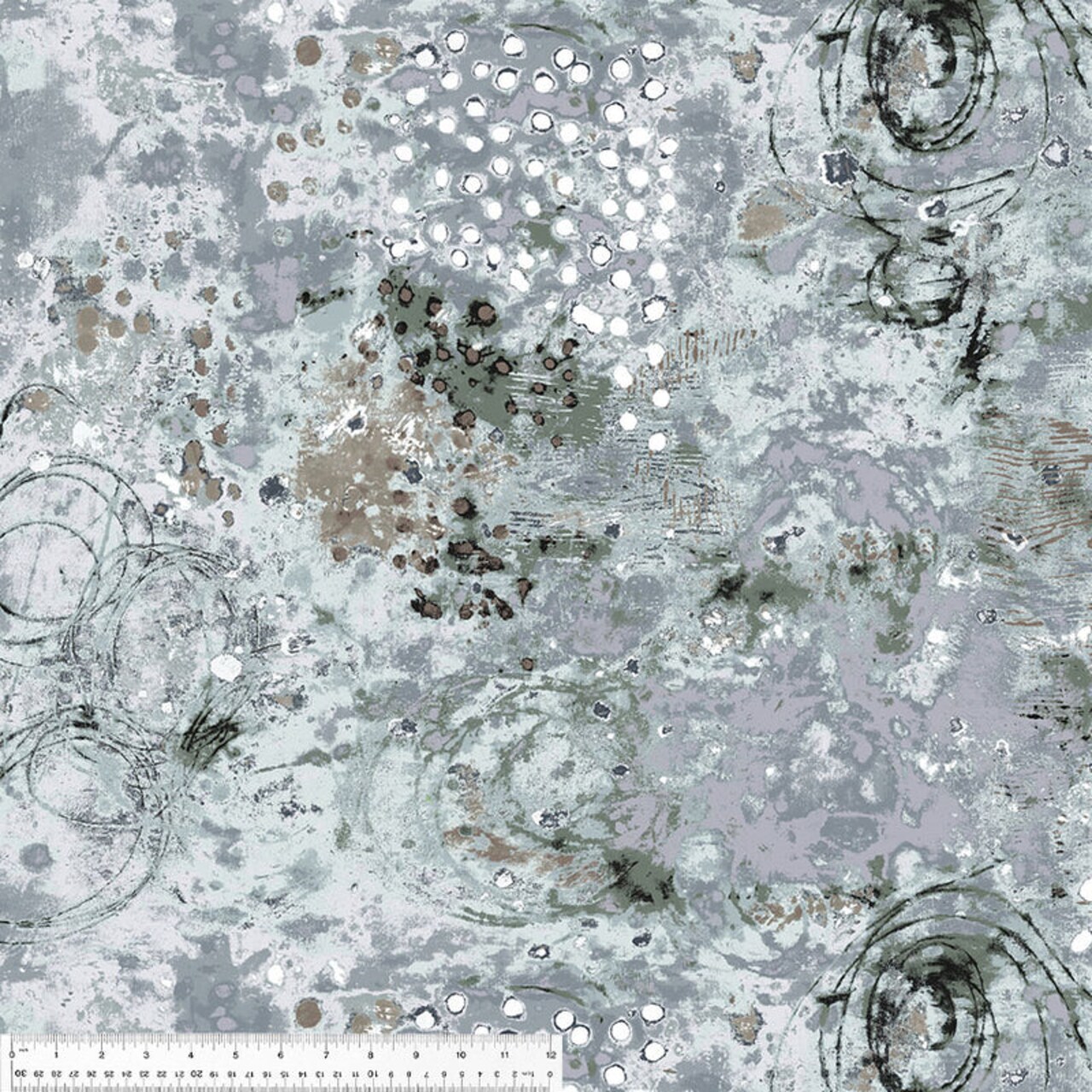 Fabric Windham Snowball Spotted Graffiti by the Quarter Yard 52814D-6